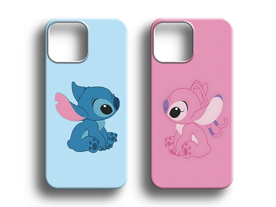 Stitch & Angel V2 Couple Tasarım Kılıf - 244/245