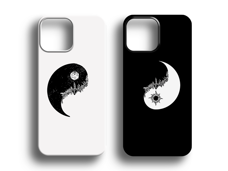 Yin & Yang Couple Tasarım Kılıf - 252/253