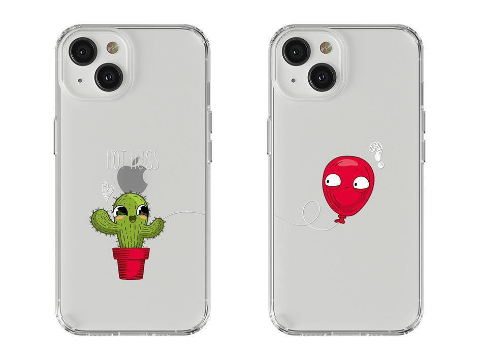 Cactus & Balon Couple Tasarım Kılıf - 300/301