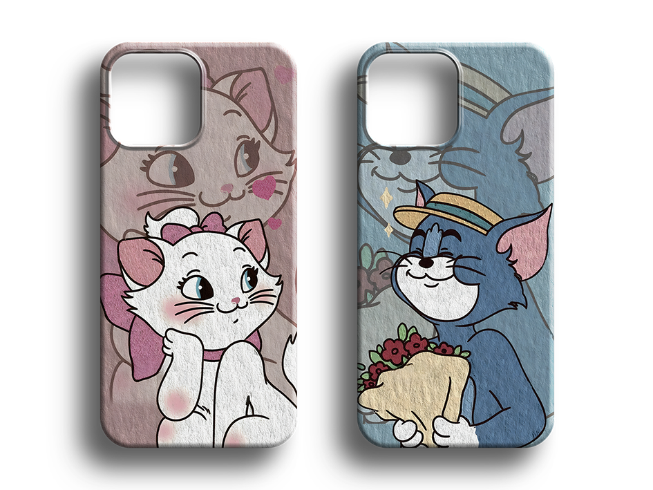 Tom ve Jerry Couple Tasarım Kılıf - 68/69
