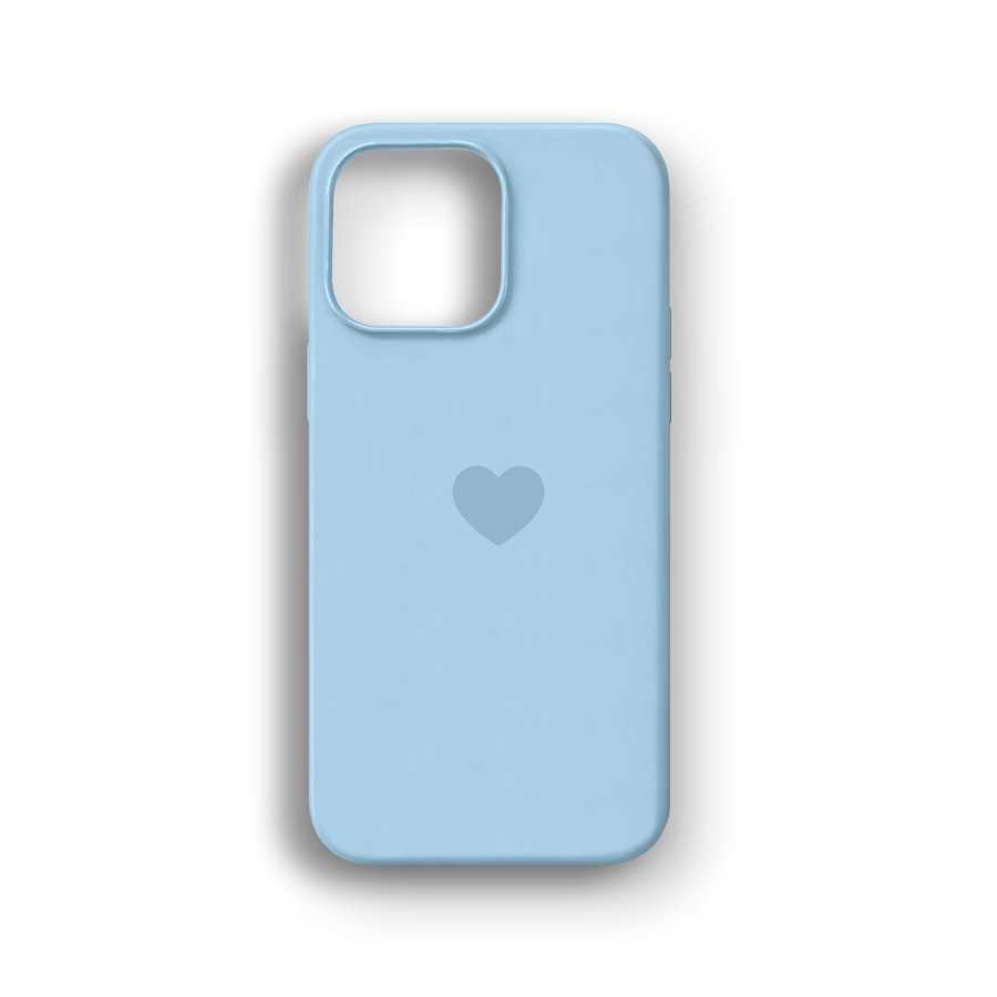 Kalp Logolu Bebe Mavi Lansman Kılıf