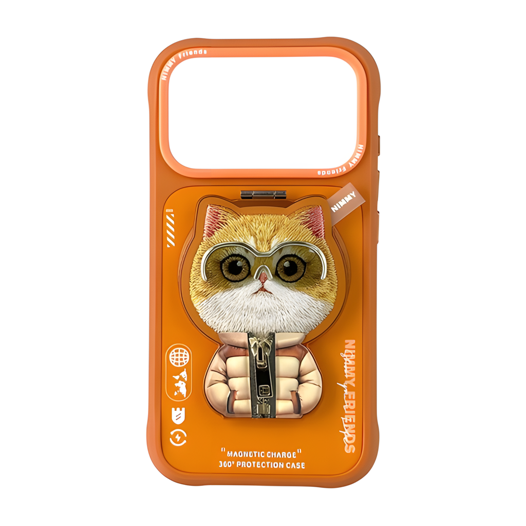 iPhone 17 Pro Max | Nimmy 3D Gerçek Nakış İşlemeli Desenli Silikon Kılıf