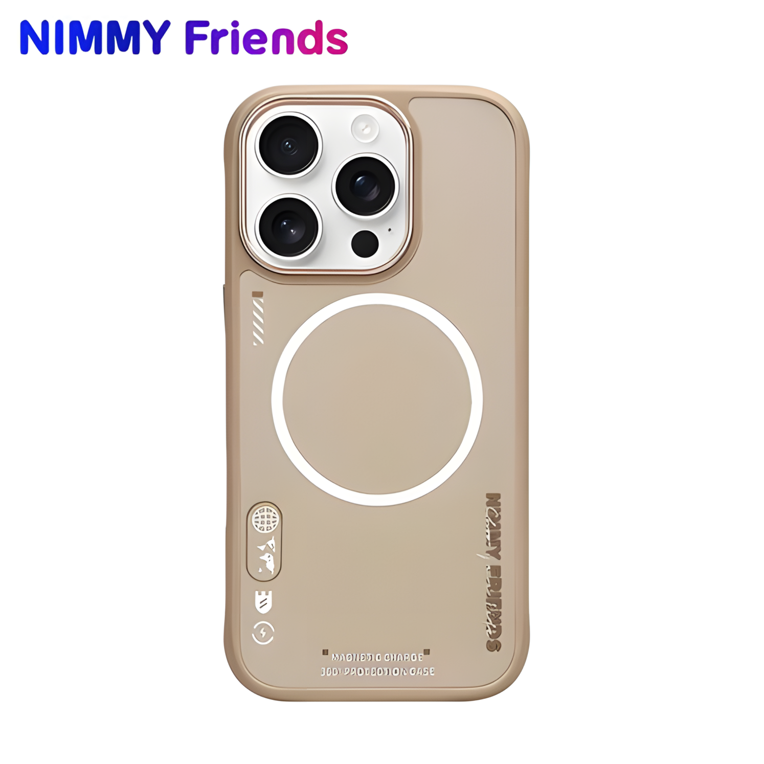 iPhone 16 Pro Max | Nimmy 3D Gerçek Nakış İşlemeli Desenli Silikon Kılıf