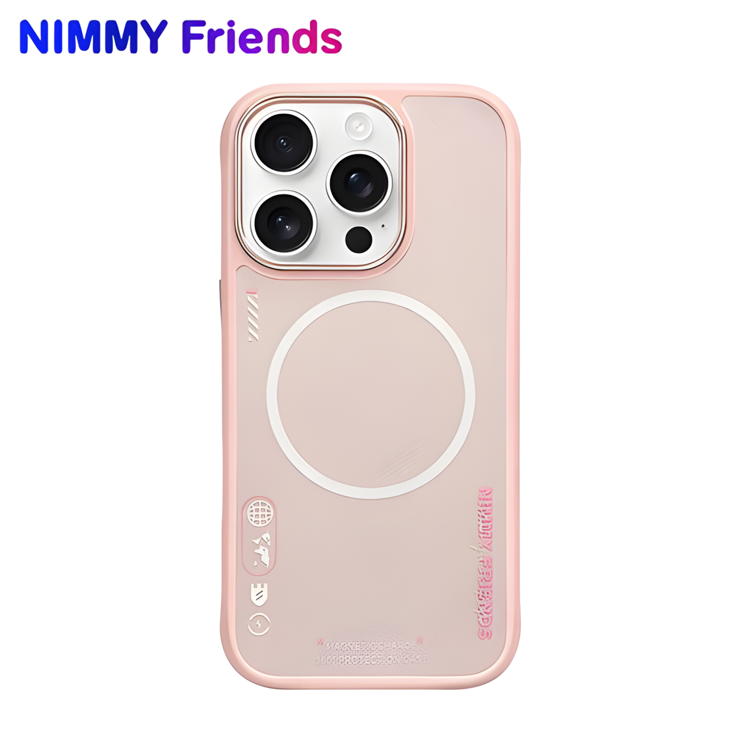 iPhone 16 Pro Max | Nimmy 3D Gerçek Nakış İşlemeli Desenli Silikon Kılıf