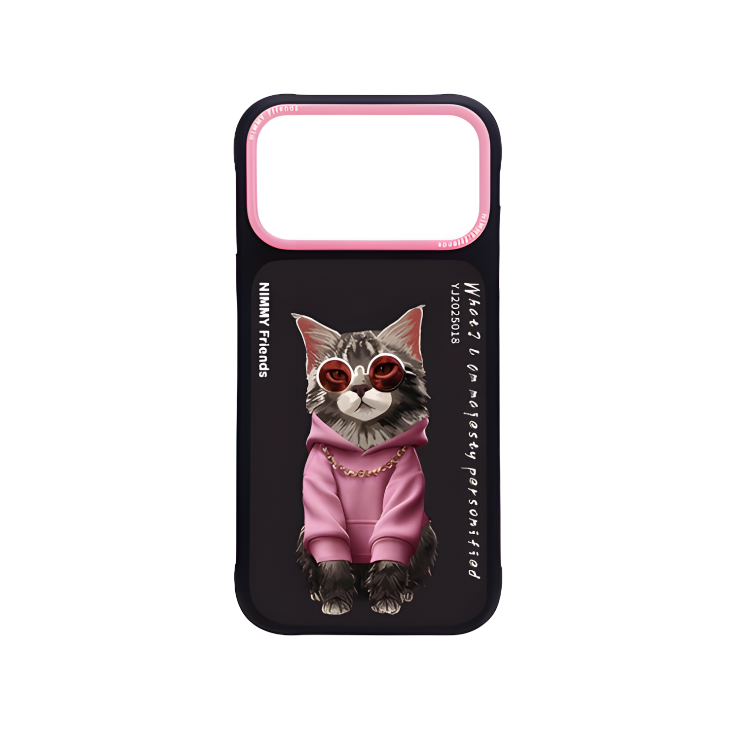 iPhone 17 Pro Max | Nimmy 3D Gerçek Nakış İşlemeli Desenli Silikon Kılıf